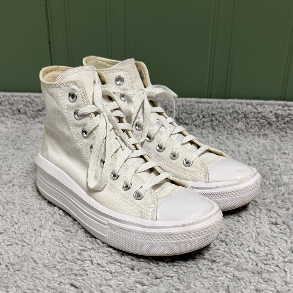 White High-Top Converse